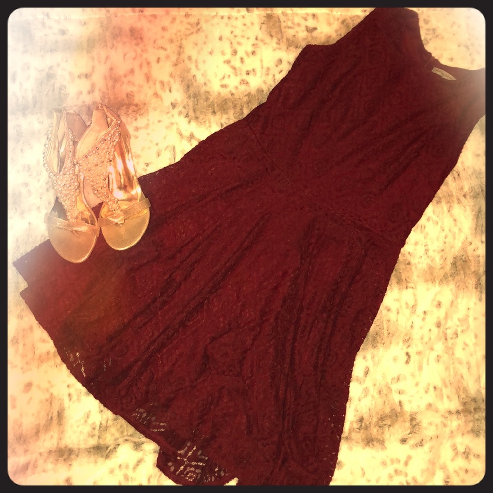 Red Lace Dress